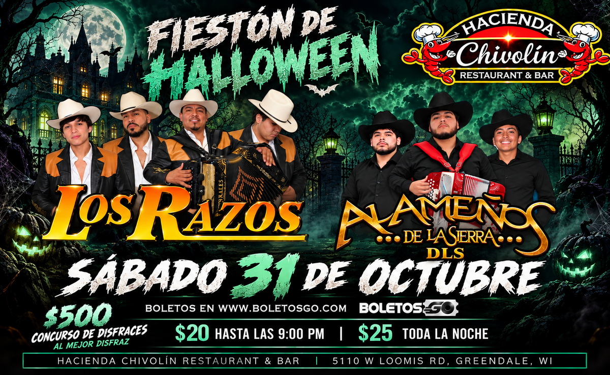 Fiestón de Halloween, Hacienda Chivolín, 31 de octubre de 2026